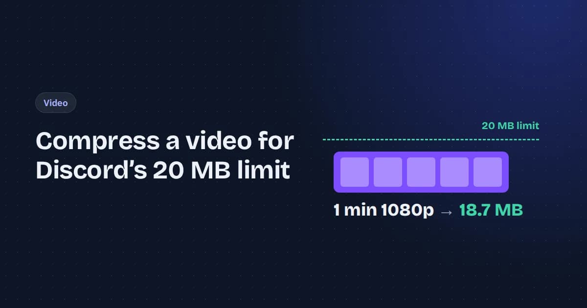A film strip squeezed under an upload size limit line